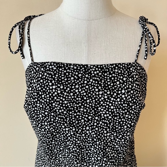 Princess Polly Charley dot pattern tie strap mini dress 772 - Picture 6 of 12